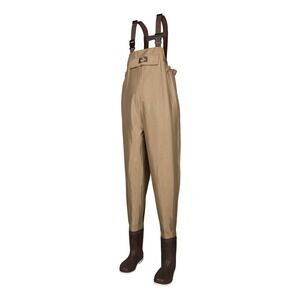 Cabela's Chest Waders Bootfoot Fishing Hunting Waterproof Sz 12 Brown Full Body